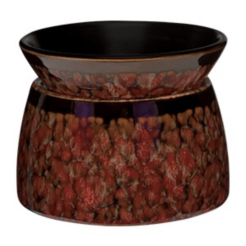 Scentsy Red Marble Wax Warmer New In Box Home Fragrance Decor